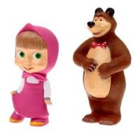 Набор резиновых игрушек Маша и Медведь Играем вместе 198156