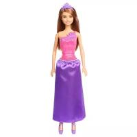 Кукла Barbie Дримтопия Принцесса, 29 см, DMM06 брюнетка в фиолетовом платье