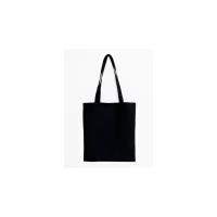 MaRi / Сумка-шоппер тканевая женская / сумка хлопковая с принтом / сумка шоппер черная / сумка на плечо