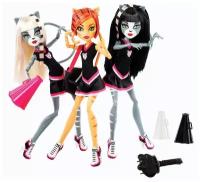 Набор куклы Монстер Хай кошка Пурсефона Торалей Мяулодия командный дух, Monster High cats Ghoul spirit Purrsephone Toralei Meowlody