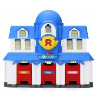 ROBOCAR POLI Игровой набор Robocar Poli Штаб-квартира 2.0 с фигуркой Джин 83304, синий