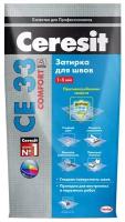 Затирка Ceresit CE 33 Comfort, 5 кг, серый