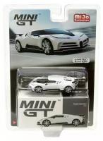 Модель коллекционная Mini GT 1:64 Bugatti Centodieci White