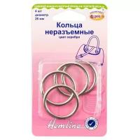 Кольца неразъемные, 26 мм серебряный 26 мм HEMLINE 4508.26. NK