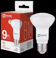 Лампа светодиодная IN HOME LED-R63-VC 4690612024325, E27, R63