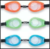 Очки для плавания детские Play Goggles от 8 лет, в ассортименте, Intex 55602