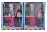 Игровой набор Defa Lucy Кукла на кухне, 29 см, 2 вида 8439