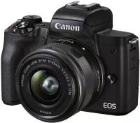 Беззеркальный фотоаппарат Canon EOS M50 Mark II Kit EF-M 15-45mm IS STM, черный