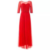MINAKU Платье женское MINAKU, цвет бордовый, размер 42