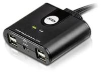 USB Переключатель ATEN US224 / US224-AT, 2-портовый USB 2.0 коммутатор для 4-х перифери. ATEN US224-AT