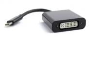 Переходник USB CABLEXPERT A-CM-DVIF-01, USB Type-C/DVI, 15см, пакет