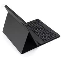 Чехол-клавиатура MyPads для iPad Air 4 10.9 (2020) - A2316, A2324, A2325, A2072 съёмная беспроводная Bluetooth-клавиатура черная кожаная