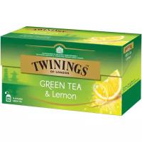 Чай зеленый Twinings Green tea & Lemon в пакетиках