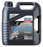 1689 LIQUI MOLY Motorbike 4T Street 15W-50 - 4 л. - моторное масло для 4-тактных мотоциклов