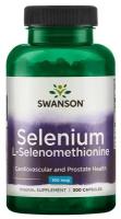 Swanson Selenium L-Selenomethionine 100 мкг (Селен) 300 капсул (Swanson)