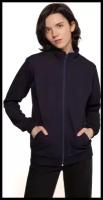 Zip Olympic Sweatshirt Navy Woman