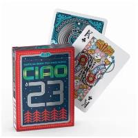 Игральные карты Hi-Fi CIAO 2023 (Привет, 2023), новогоднее издание, 55 карт, для игры и в коллекцию