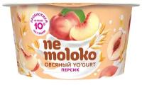 Nemoloko йогурт овсяный с персиком, 130 г