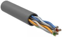 ITK LC1-C6A04-121 Кабель связи витая пара U UTP кат.6A 4 x 2 x 23AWG solid LSZH 305м серый