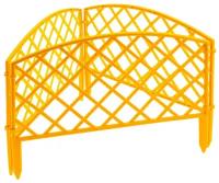 Забор декоративный PALISAD Сетка, 3.2 х 0.09 х 0.24 м, желтый