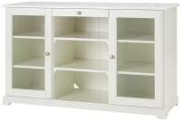 Шкаф-витрина для посуды ИКЕА ЛИАТОРП, (ШхГхВ): 145х46х87 см, белый