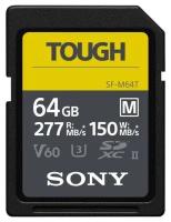 SF-M64T карта памяти Sony SD XC UHS-II Tough 64 Гб