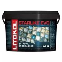 Эпоксидная затирочная смесь LITOKOL STARLIKE EVO S.145 Nero Carbonio, 2,5 кг