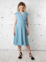 Платье для беременных и кормящих Мамуля Красотуля Мелисса Light аква 46