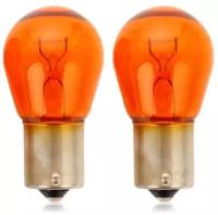 Лампа 12V PY21W BAU15s желтая блистер (2шт.) OSRAM 7507-02B