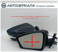 Комплект боковых зеркал ВАЗ-2108 ручная регулеровка ук. пов