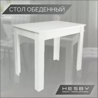 Стол обеденный Hesby Kitchen table 6, белый, деревянный стол