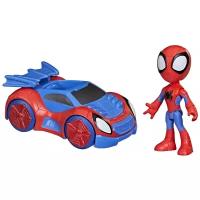 Игровой набор Hasbro Spidey and his Amazing Friends Спайди и транспорт F1940