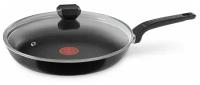 Сковорода Tefal Easy Plus, с крышкой, диаметр 28 см