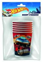 Набор бумажных стаканов Hot Wheels 250 мл, 6 штук, 1 шт