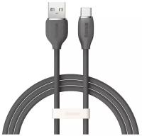 Кабель передачи данных / быстрой зарядки / Baseus с жидким силикагелем / Data Cable USB to Type-C 100W 2m Black CAGD010101