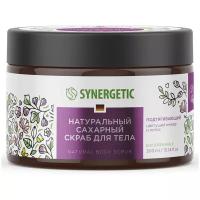 Synergetic Скраб для тела Подтягивающий Цветущий инжир и Лотос, 300 г