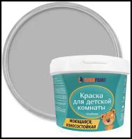 Краска акриловая EUROPAINT Опти Латекс для детских комнат для детской влагостойкая моющаяся матовая Маугли 1.4 кг