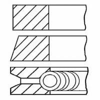 08-336400-00_кольца Поршневые! D75.8x1.5x1.75x3 Std (1) Renault Clio 89> Goetze арт. 08-336400-00