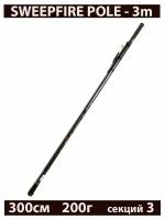 Маховое удилище оснащенное Daiwa SWEEPFIRE POLE 3.00M