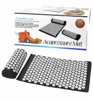 Массажный Акупунктурный коврик Acupressure Mat / Аппликатор Кузнецова/ Игольчатый коврик 210 шипов