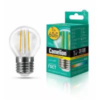 Эл. лампа светодиодная LED7-G45-FL/830/E27 (7Вт=60Вт 715Lm 220В) Camelion