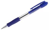 Ручка шариковая автомат Pilot Super Grip 0.7 L резиновый упор, масляная основа, стержень синий