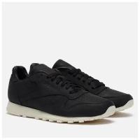 Кроссовки Reebok Classic Leather Lux PW чёрный, Размер 44.5 EU