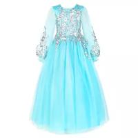 Платье Ciao Kids Collection, размер 8 ЛЕТ (128), голубой