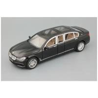 Металлическая инерционная машинка БМВ 7 Лонг BMW 760Li xDrave Long 1:24 22 см