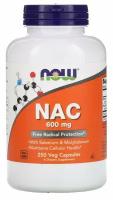 NOW NAC (N-Acetyl L-Cysteine) 600 mg (250капс)