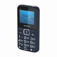 Телефон MAXVI B200 Global для РФ, 2 SIM, синий