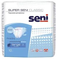 Подгузники для взрослых Super Seni Classic large по 10 шт