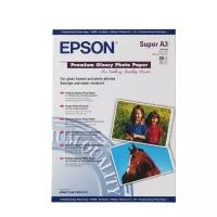 Глянцевая фотобумага EPSON Premium Glossy Photo Paper A3+ (20 л., 255 г/м2) C13S041316