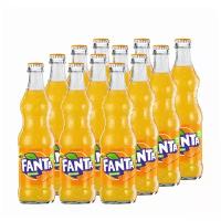 Газированный напиток Fanta (Фанта) Апельсин, 12 шт по 330 мл, стекло